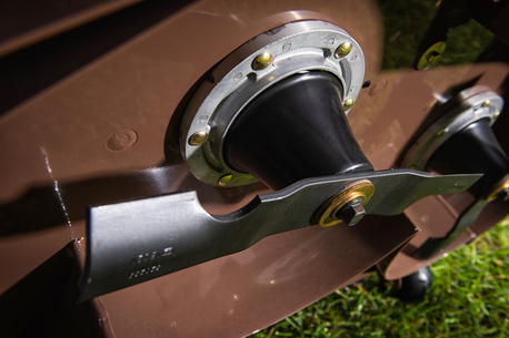 Inspect blades and belts.