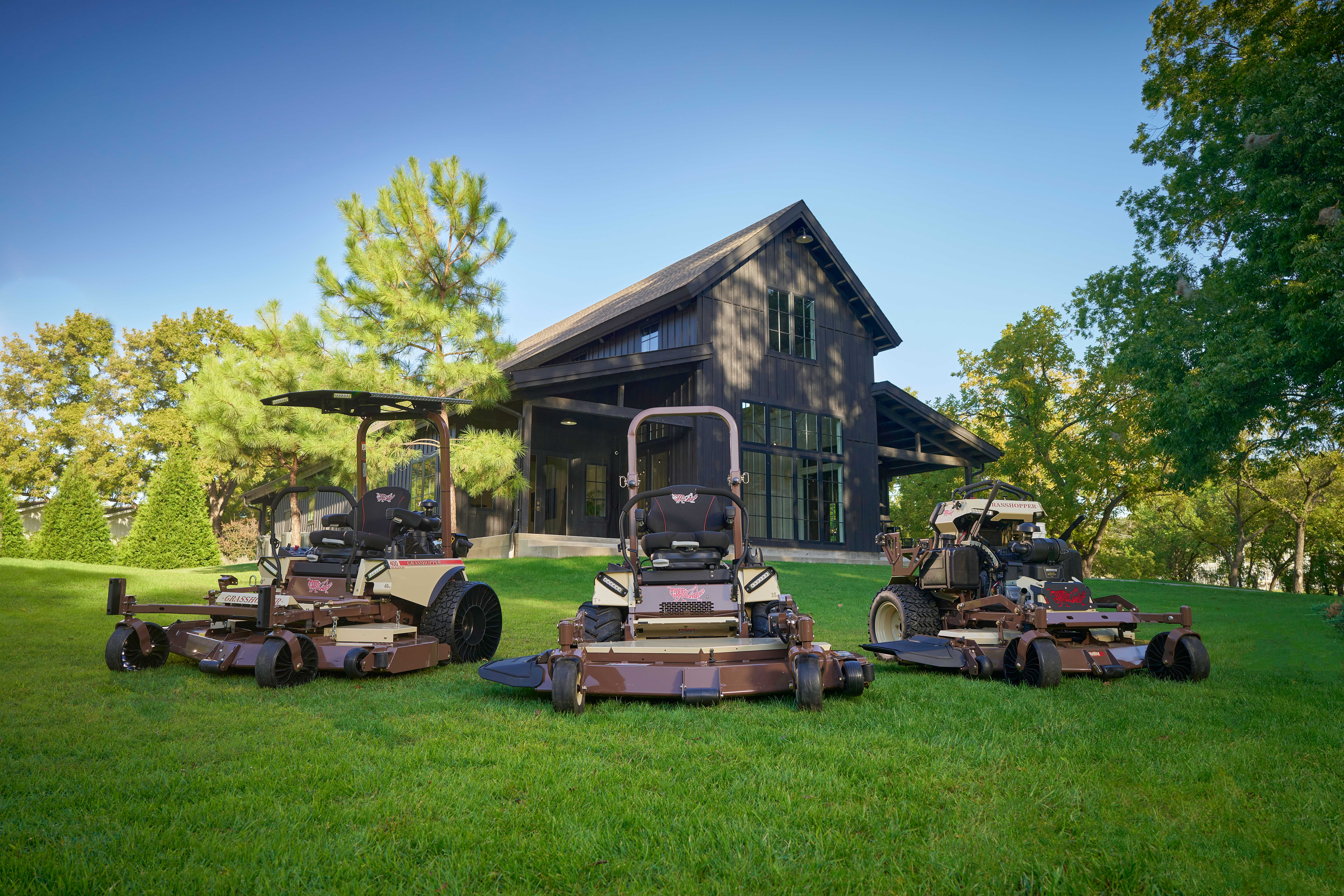 Take a quick tour of four top Grasshopper Mowers
